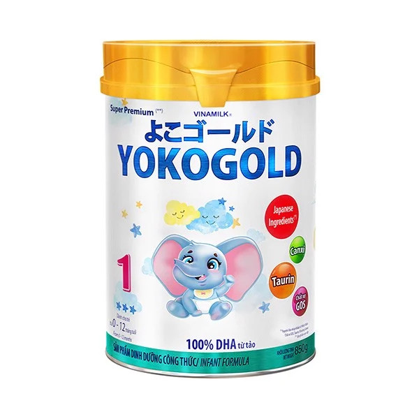 (CÓ TÍCH ĐIỂM) Sữa Bột VINAMILK YOKOGOLD 1 LON 850g.