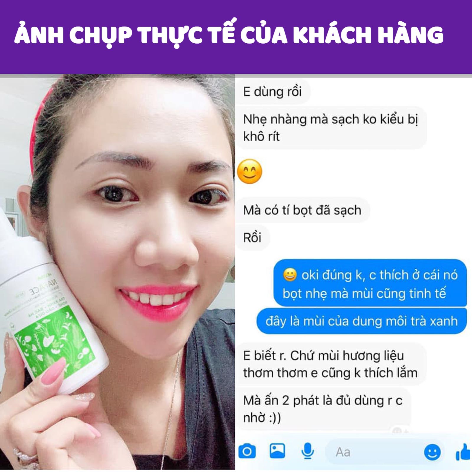Sữa rửa mặt thảo dược Naface