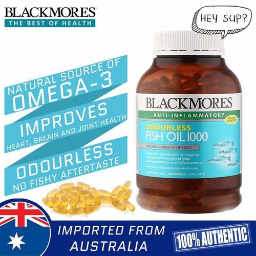 Dầu cá úc blackmores 400 viên - dầu cá blm