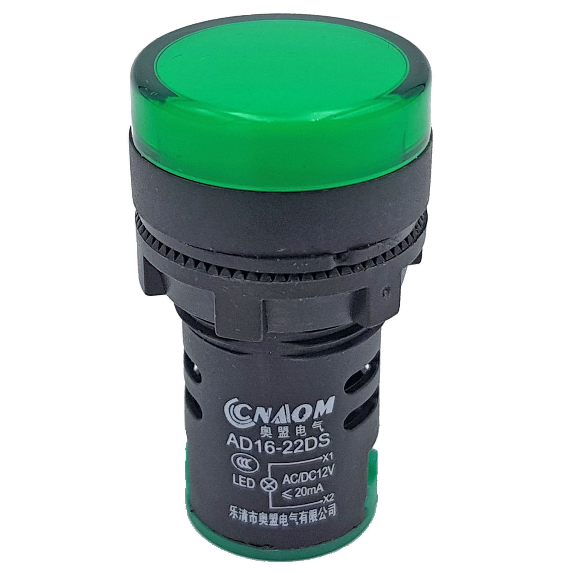 Đèn báo ad16-22ds vàng - xanh lá - đỏ - trắng 12vdc/ac - 24vdc/ac - 220dc/vac