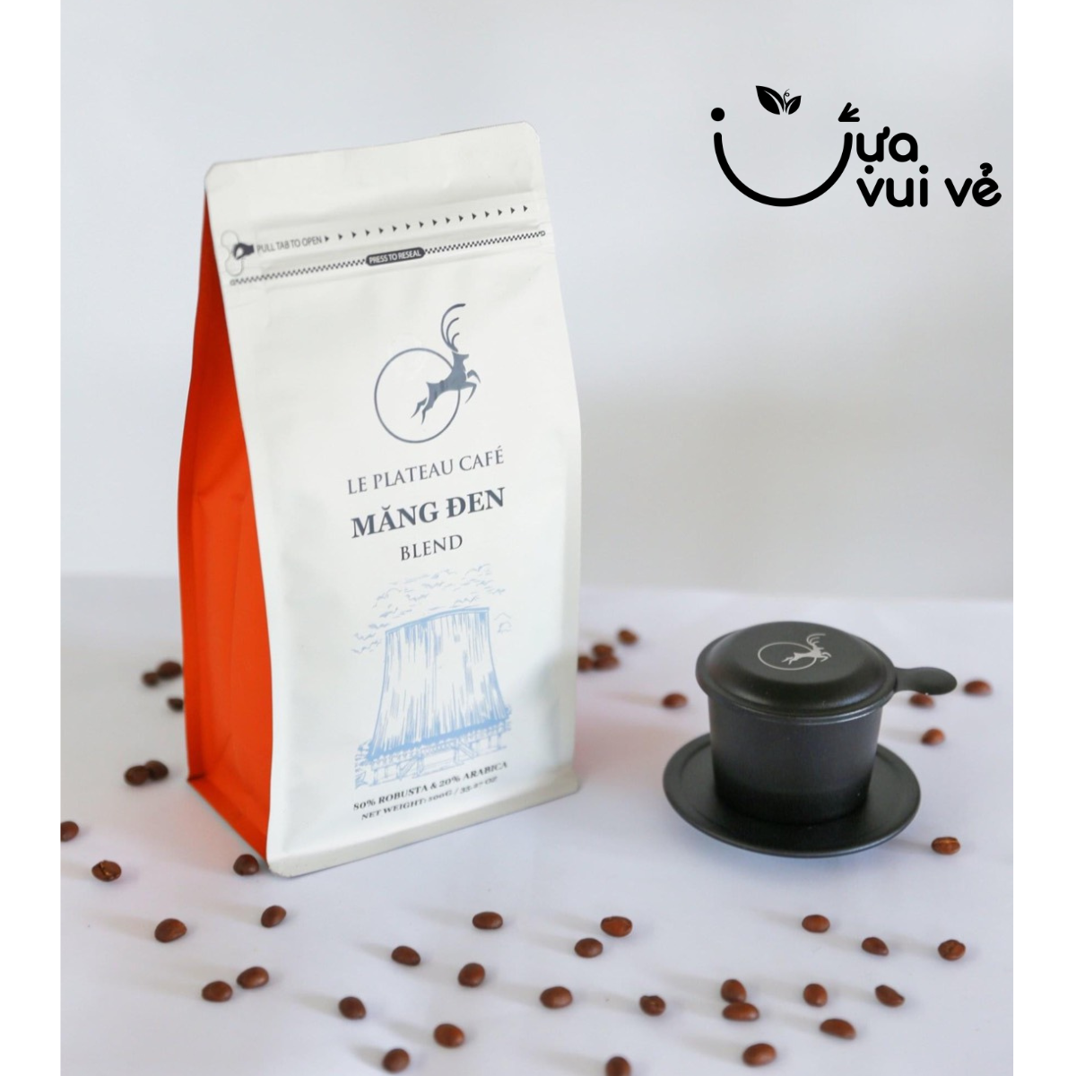 Blend măng đen vietnam - 80% robusta + 20% arabica coffee vietnam, milk coffee vietnam