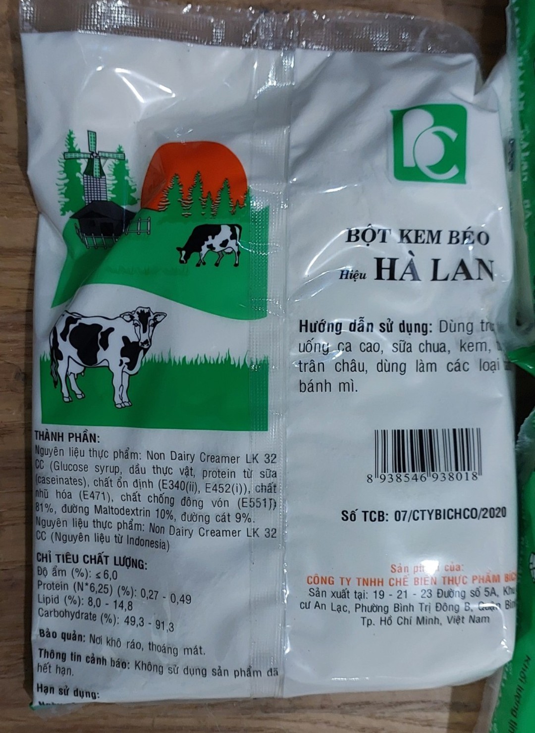 Combo 10 bịch - Bột kem béo pha chế hiệu Hà Lan gói (500g/bịch)
