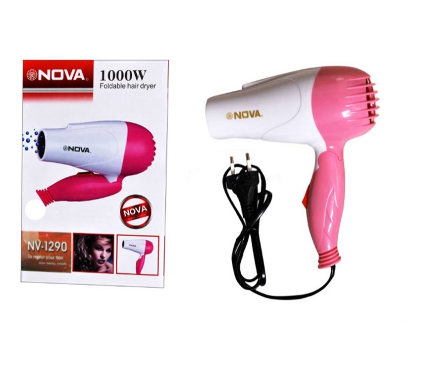 Máy sấy tóc Nova, máy sấy tóc mini, máy sấy tóc tạo kiểu có thể gấp gọn