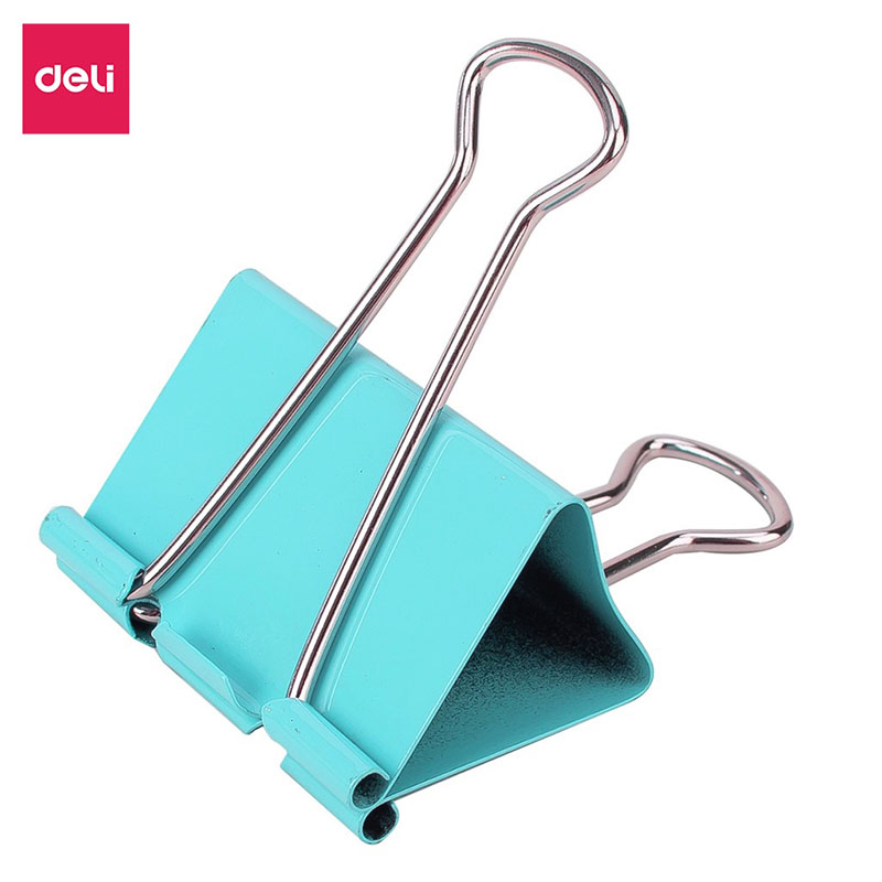 Kẹp bướm màu 19mm 8555A (Deli)