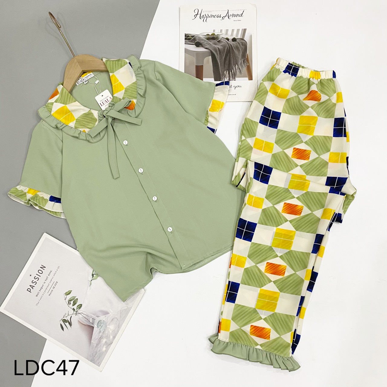Bộ Lụa MANGO Cổ Sen cao cấp (có size)