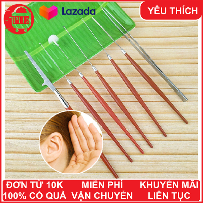 Bộ 7 cây ráy tai chuyên nghiệp giá rẻ và chất lượng ✓Giá rẻ ✓Rái tai ✓Ráy tay ✓ Dụng cụ chăm sóc tai ✓ Phát Huy Hoàng