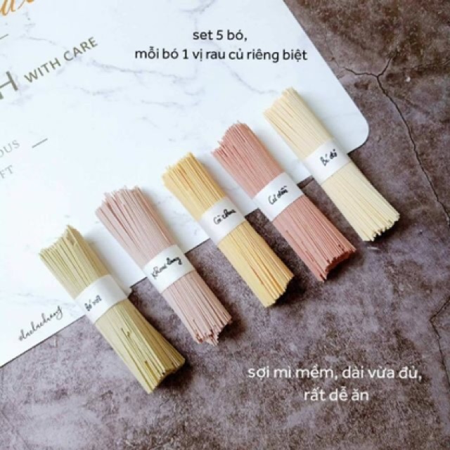 Nui, mì hữu cơ ăn dặm cho bé