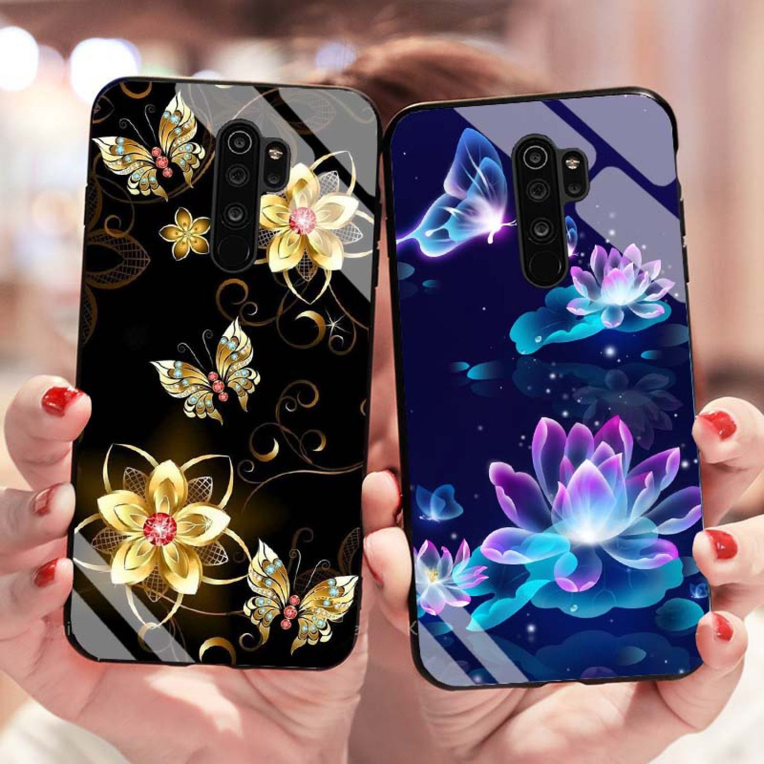 Ốp Xiaomi Redmi 9, Note 8 Pro Lưng Kính Cường Lực Mới ƞhất