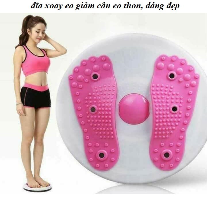 Đĩa xoay eo 360 độ magssage bàn chân