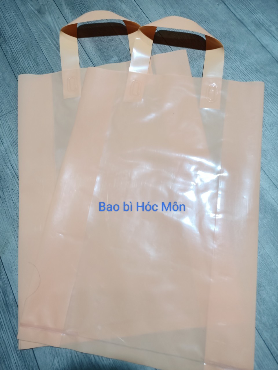 1 kg Túi quai ép PE bóng dẻo