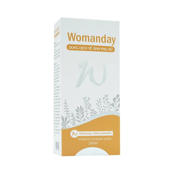 Dung dịch vệ sinh Womanday – Hỗ trợ làm sạch, giảm nấm ngứa vùng kín (200ml)