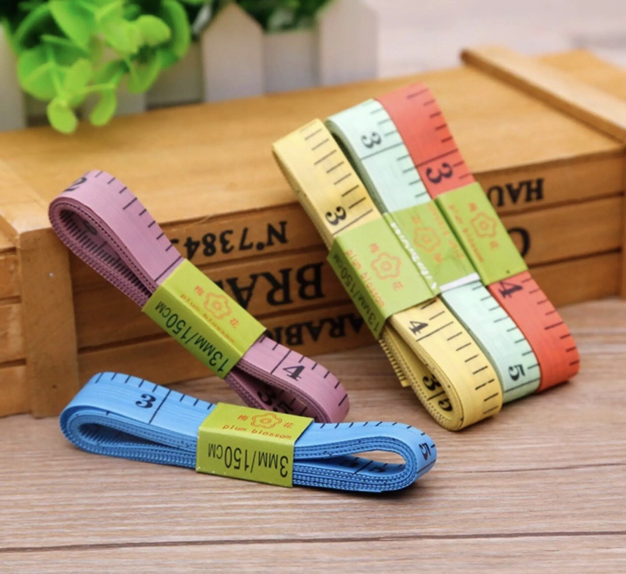 Thước dây 1,5m nhiều màu bền đẹp đo chiều cao, vòng eo
