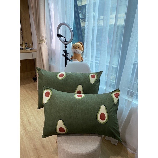 1 đôi Vỏ Gối cotton poly size 50x70