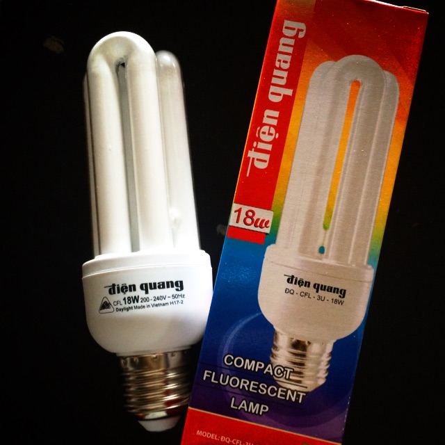 Bóng đèn compact điện quang 18w