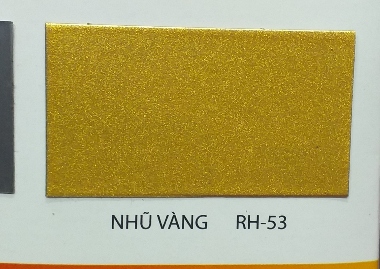 Sơn epoxy màu nhũ vàng 24K Rồng Đỏ 1L