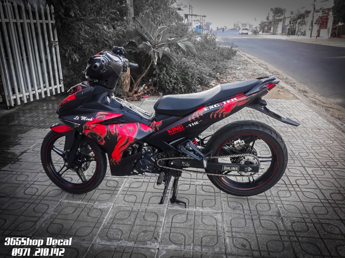 Tem trùm exciter 150 đỏ đen báo đẹp, Tem trùm exciter150, tem exciter 150, team trùm exciter 150, tem xe exciter 150, team trùm ex 150, team xe exciter 150 đỏ đen báo đẹp