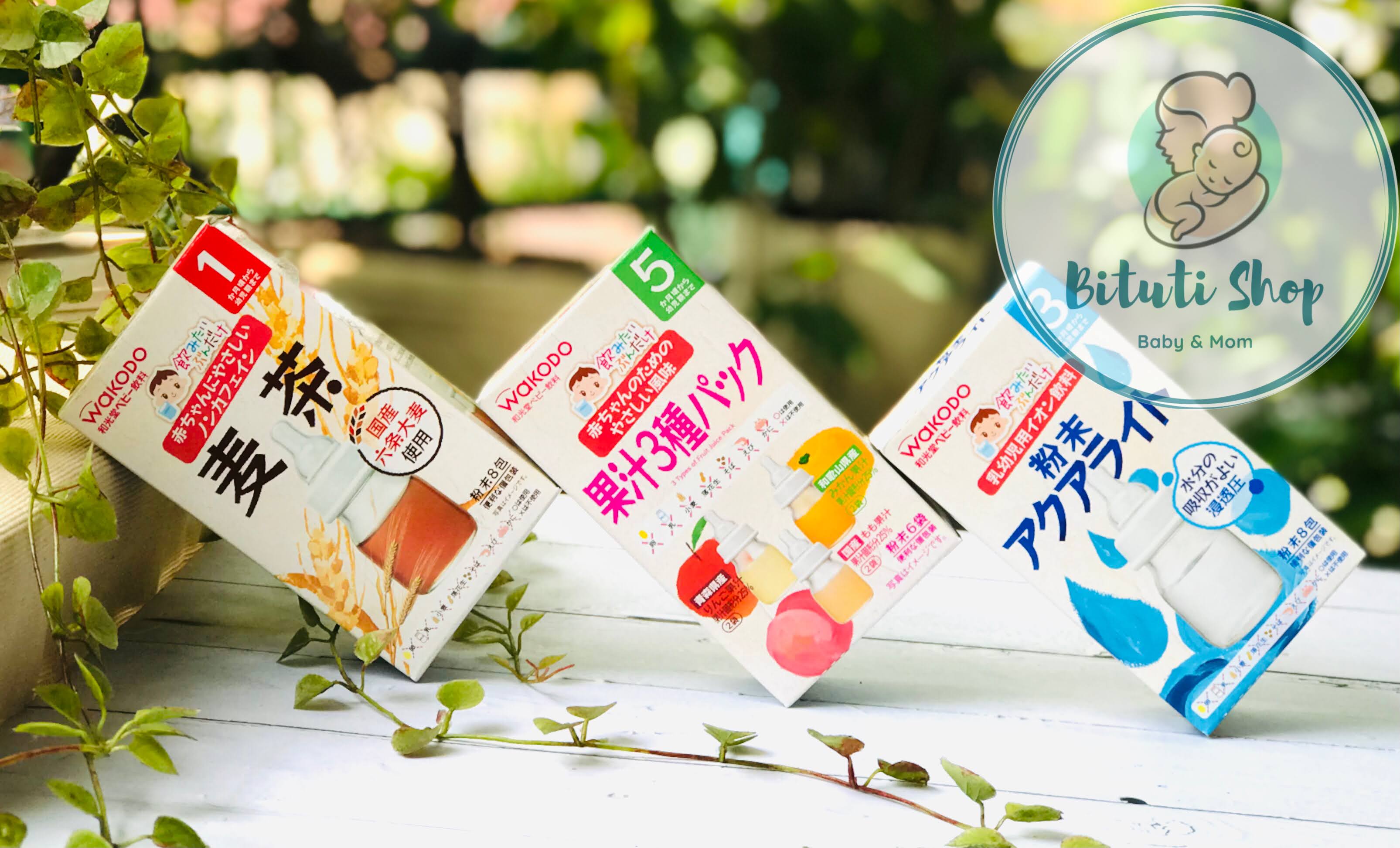 Trà hòa tan Wakodo Nhật cho bé từ 3 tháng