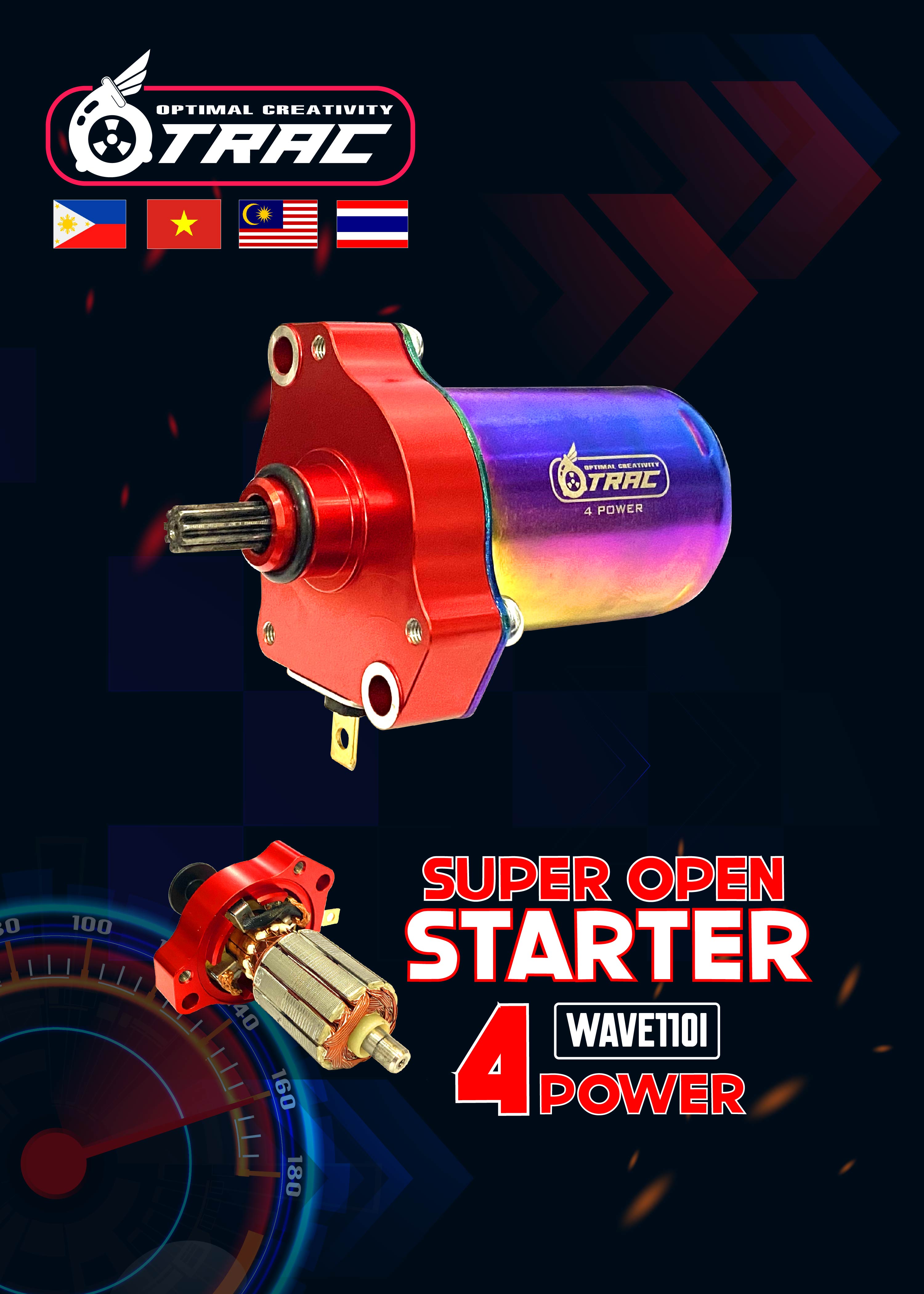 Củ đề độ wave S110 , RSX 110 , Blade 110, Wave Alpha 110 A 110 4 than SUPER OPER TRAC KTECH