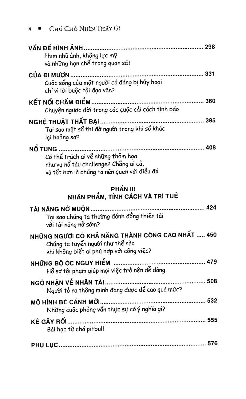 Chú chó nhìn thấy gì?