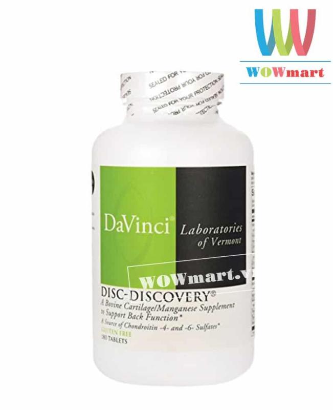 Thuốc hỗ trợ điều trị thoái hóa cột sống DaVinci Disc-Discovery 180 viên cao cấp