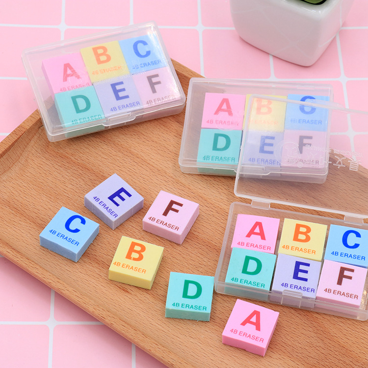 Hộp tẩy bảng chữ cái abcdef