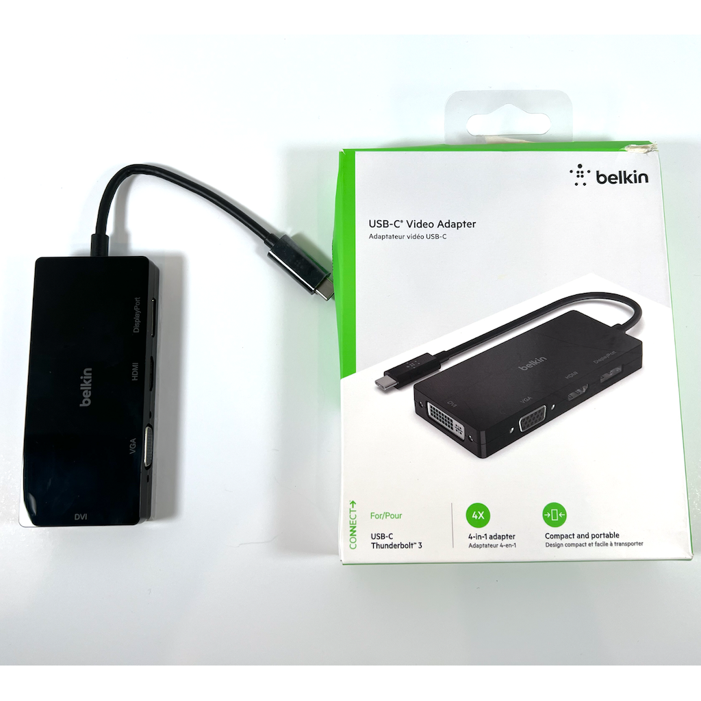 [Original] Hub chuyển USB-C Video Adapter (HDMI, DisplayPort, DVI, VGA)