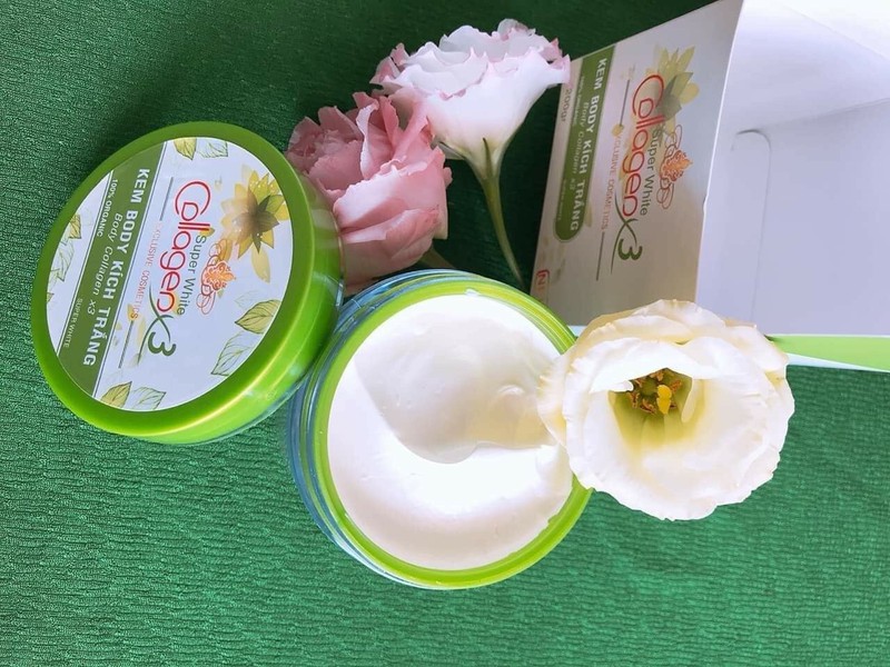 [HCM]Kem Body Kích Trắng Collagen X3