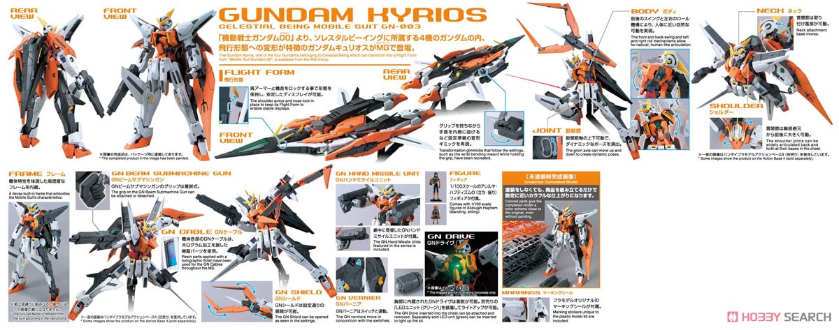 [MG] Mô hình Gundam Kyrios
