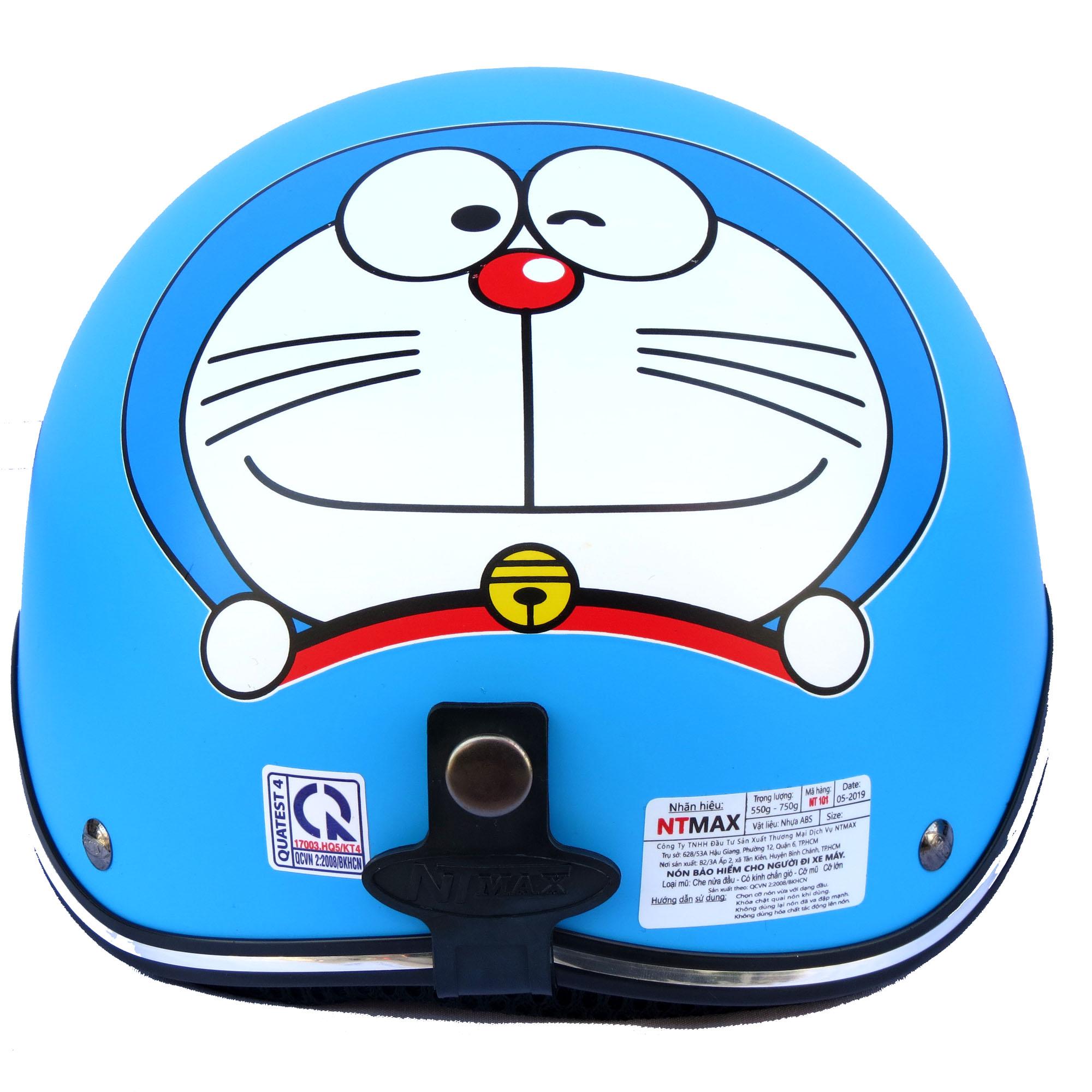 Mũ bảo hiểm NTMAX 1/2 Doremon siêu cute