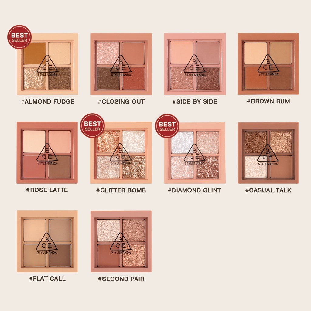 Bảng Phấn Mắt 4 Màu 3CE MINI MULTI EYE COLOR PALETTE
