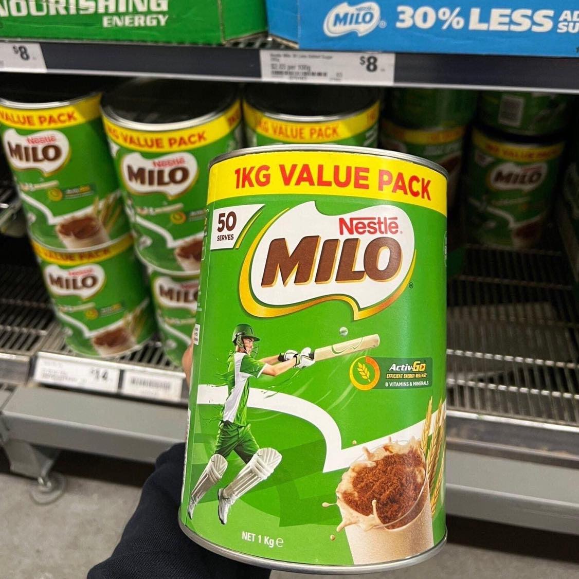 Sữa Milo Úc 1Kg Mẫu Mới