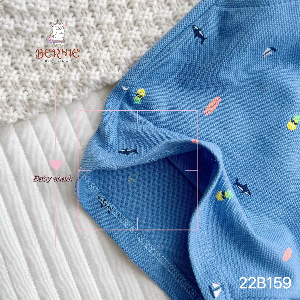 Bộ cộc bé trai Happy Waves Bernie