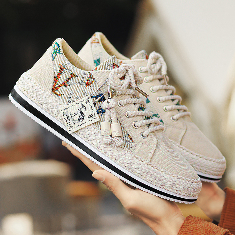 Giày Sneaker Giày Vải Nam HOTTREAND Mới Nhất