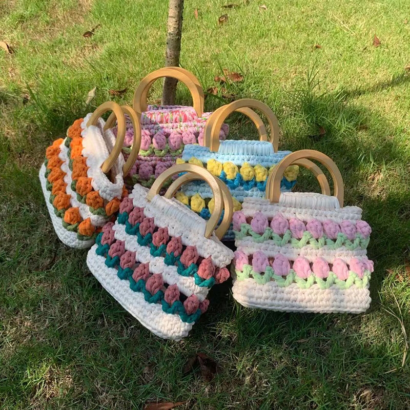 Đế túi da pu để túi móc len 5*18cm