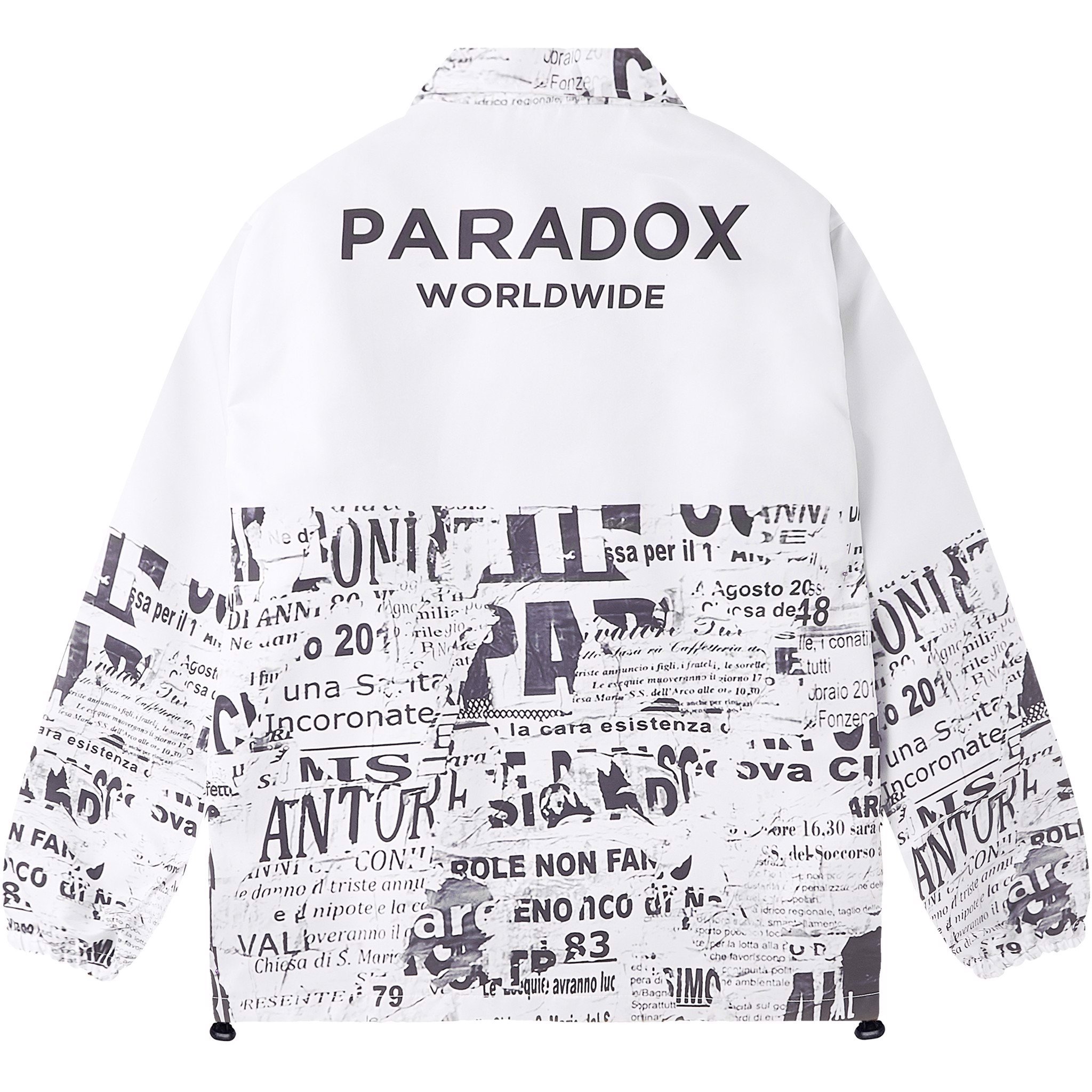 PARADOX Áo khoác dù PRESSE OVER-PRINTED JACKET