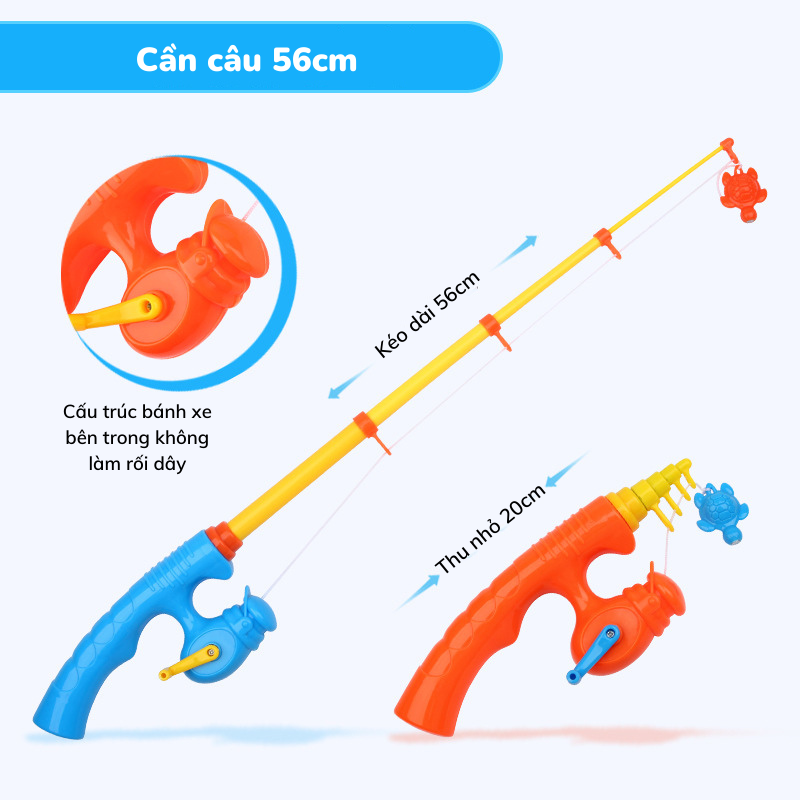 Cần câu cá nhựa nam châm cho bé