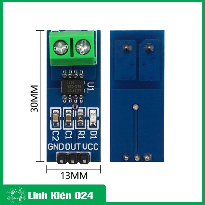 Module đo dòng ACS712 5A / 20A / 30A điện áp 5VDC
