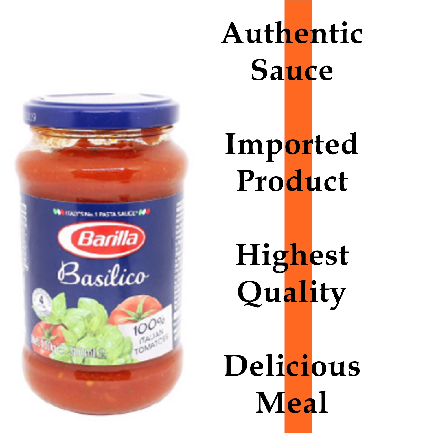 Sốt mỳ Ý spaghetti Basilico, Barilla 400g