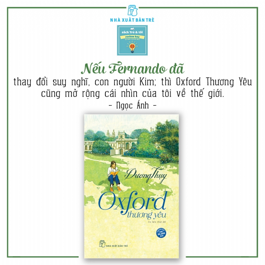 Sách NXB Trẻ - OXFORD THƯƠNG YÊU (Dương Thụy)