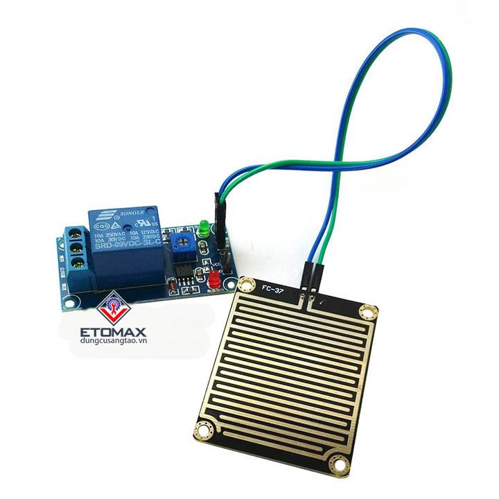Mạch công tắc cảm biến nước mưa 12v