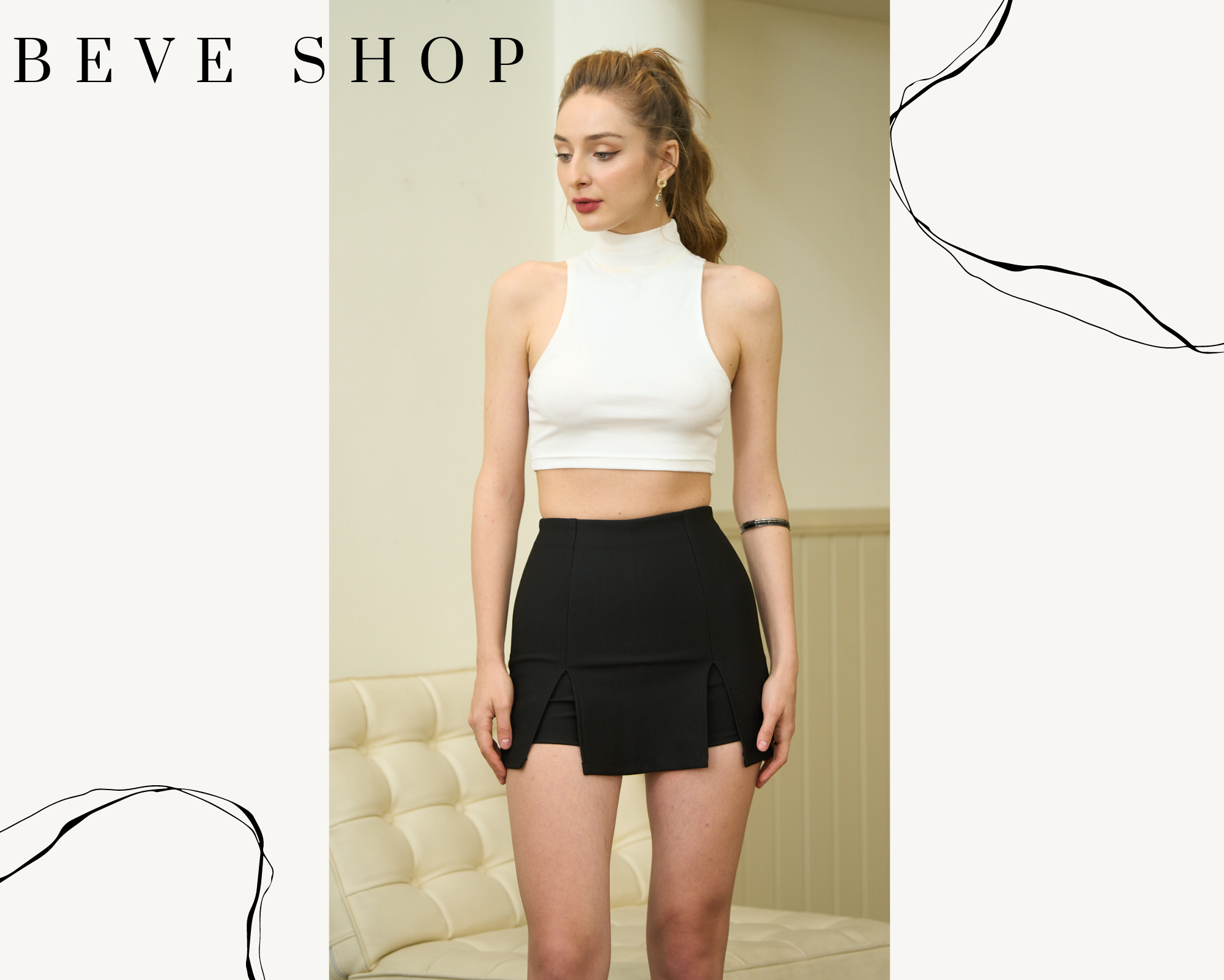 [Mã 12FASHIONSALE1 giảm 10K đơn 50K] QUẦN SHORT GIẢ VÁY XẺ TÀ, short dance, short diễn, pole, twerk