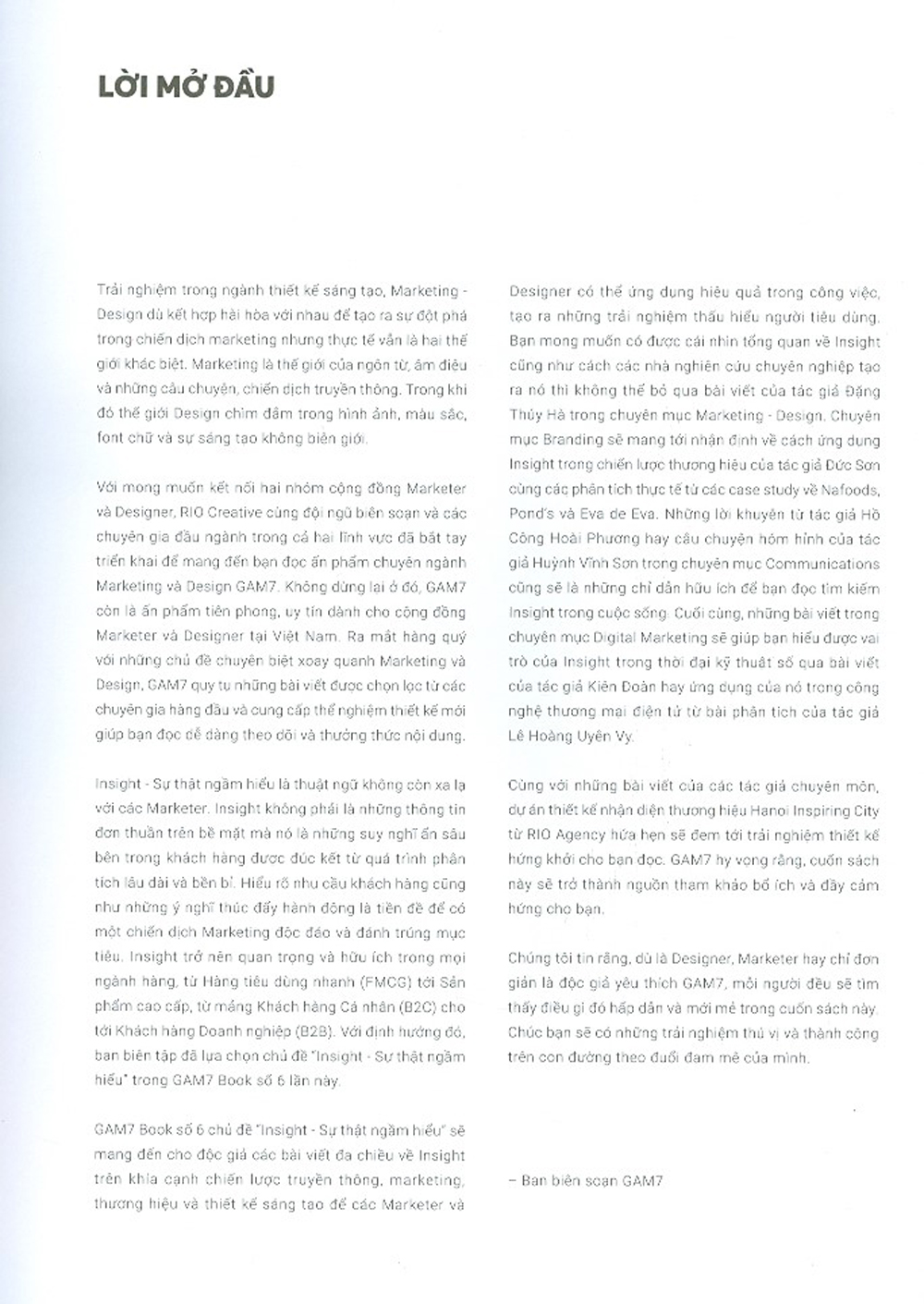 Gam7 Book 06 - Insight - Sự Thật Ngầm Hiểu