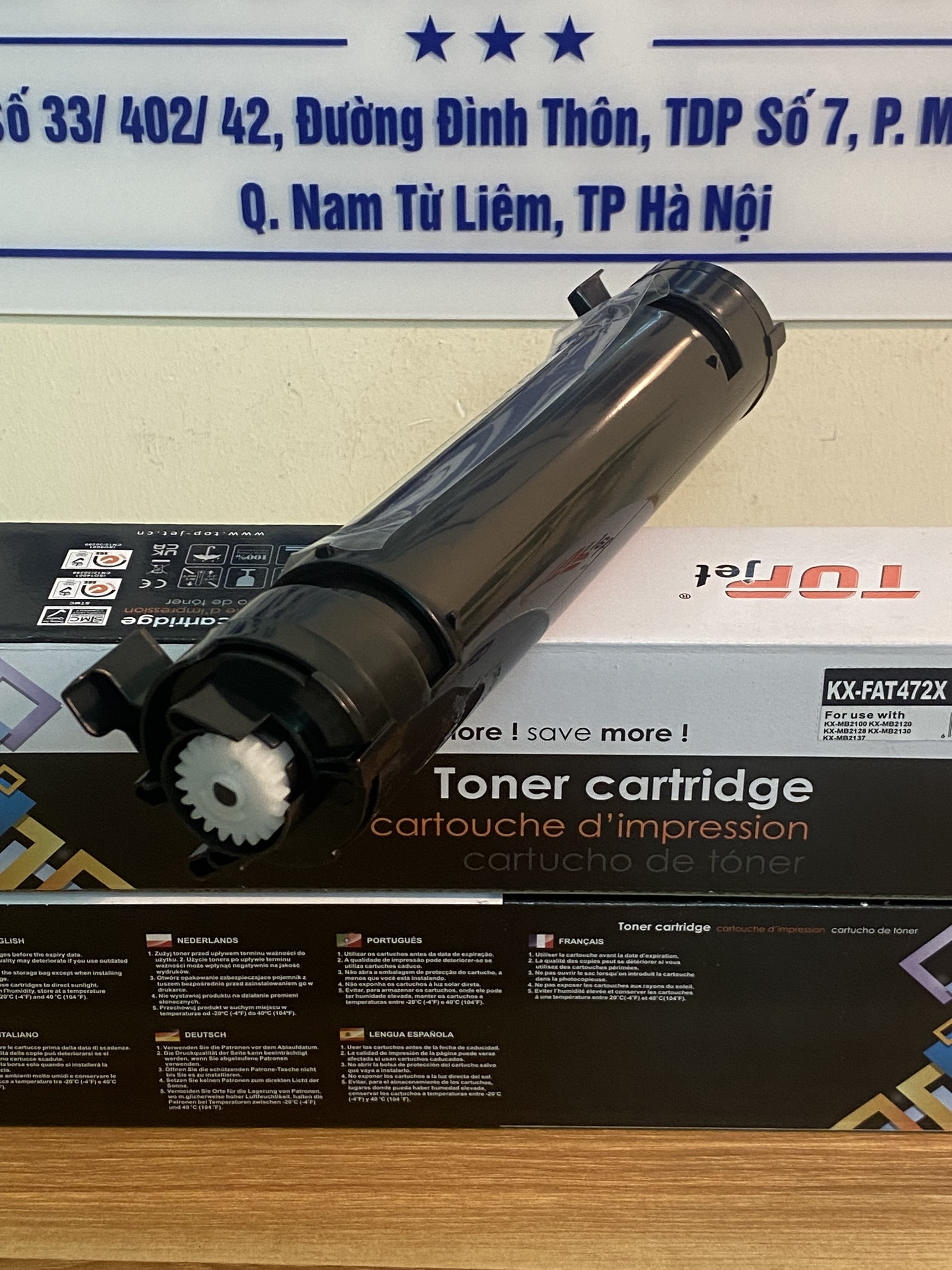 Hộp mực máy in panasonic - toner cartridge kx - mb 2120 | 2130 | 2170 - nhập khẩu mới
