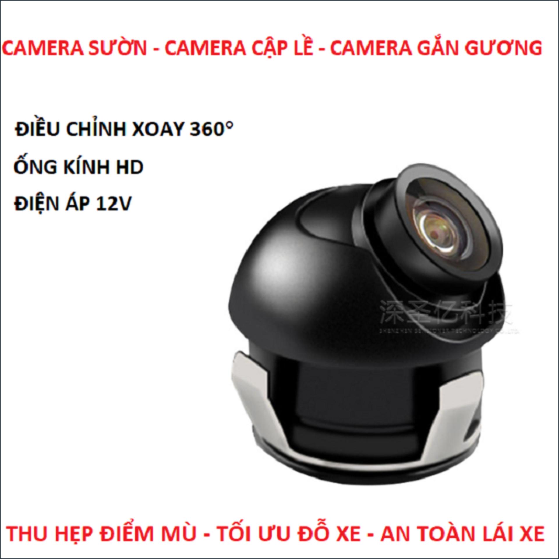 Camera sườn - camera cập lề - camera gắn gương ô tô