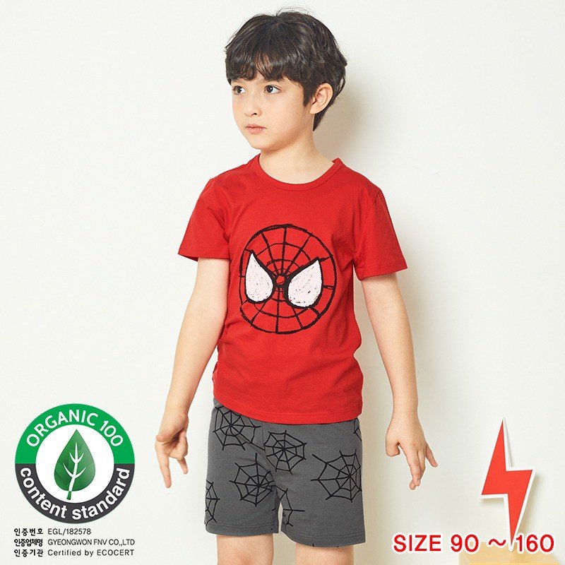 (9-40kg) Đồ bộ ngắn tay quần áo thun cotton mịn mặc nhà mùa hè cho bé trai Unifriend Hàn Quốc U3022