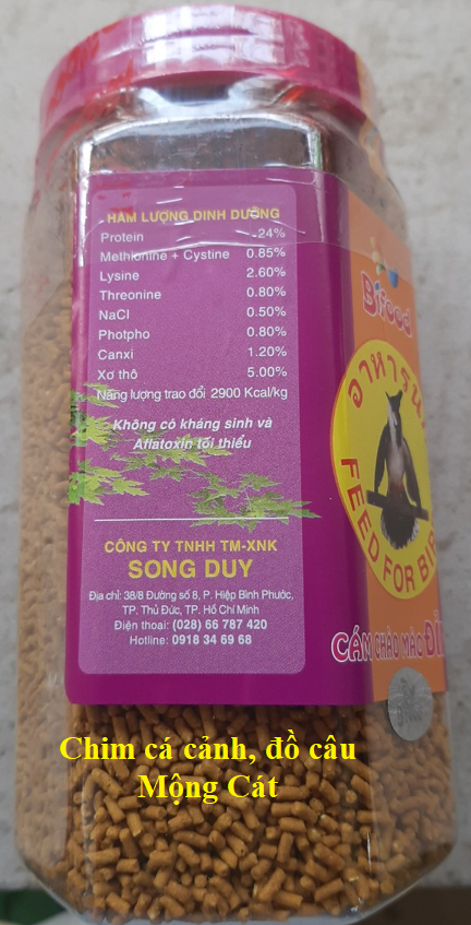 Cám chim chào mào Bifood 500g