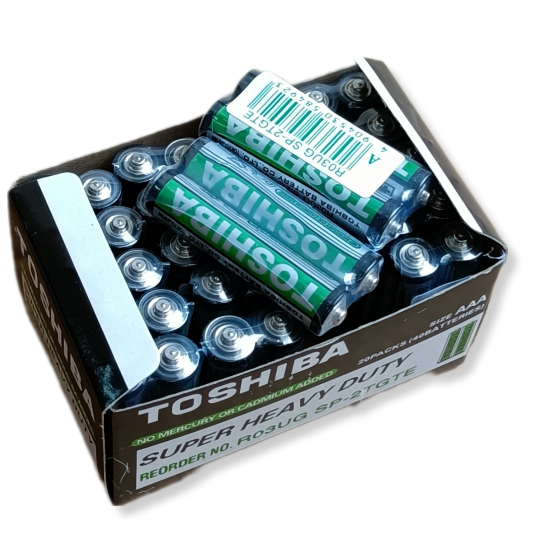 40 - 20 viên pin AAA Toshiba (Pin đũa pin nhí lắp cho điều khiển-Remote)
