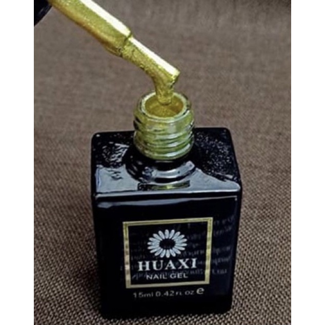 Sơn gel mắt mèo kim cương Chai đen Huaxi bàng,bạc chính hãng .phụ kiện đồ Nail