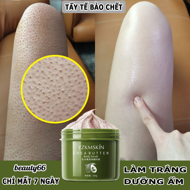 Nhập khẩu 250G/Tẩy tế bào chết body toàn thân/da đầu/da mặt/kem tẩy tế bào chết/làm trắng/thu nhỏ lỗ chân lông/Dưỡng ẩm và cấp nước cho da A3asdasd