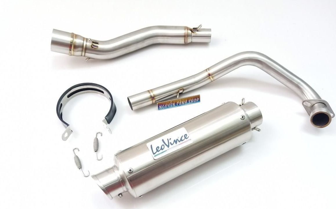 Pô leovince xe exciter 150 full cổ 2 khúc, hàng xịn